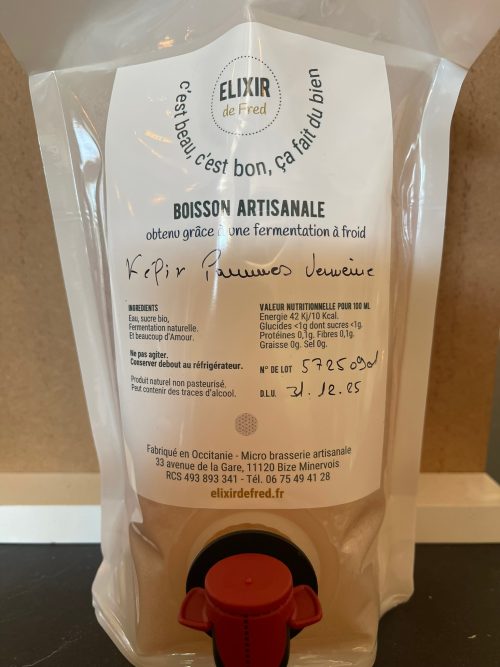 Push Kefir Pommes verveine ! 1,5 litre